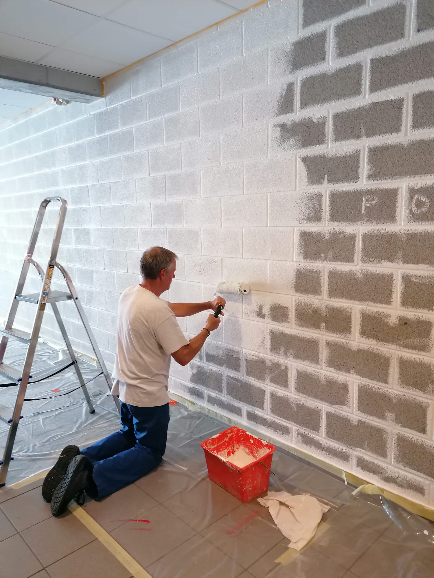 Peinture du mur